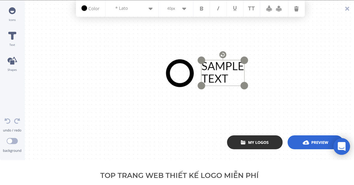 Ucraft - Trang web thiết kế Logo miễn phí