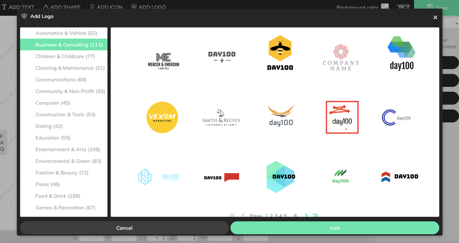 13 trang web thiết kế logo