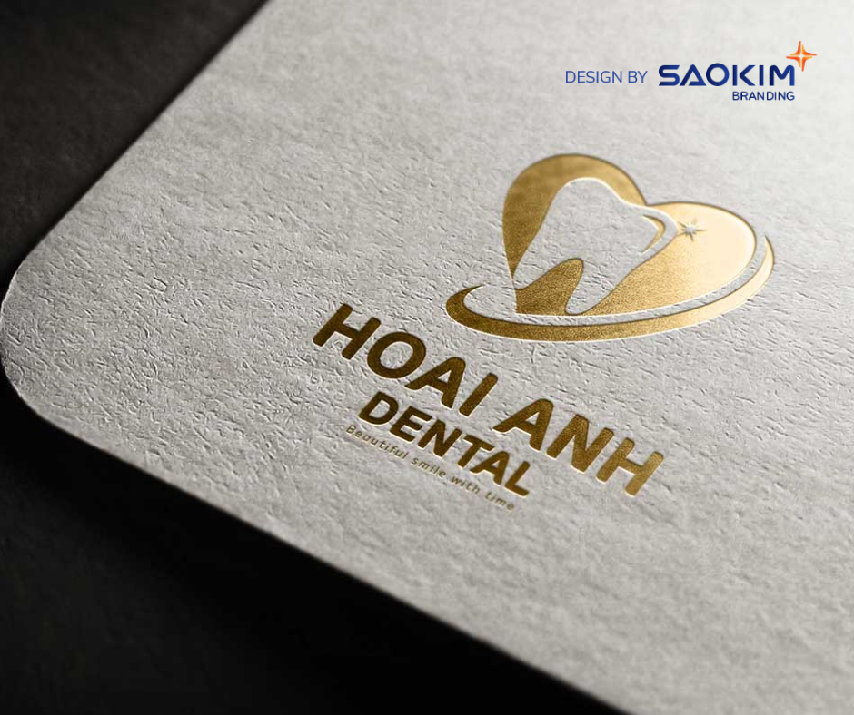 [Pitda.vn]    Logo phòng khám nha khoa quốc tế Hoài Anh được thiết kế bởi PITDA.VN Branding