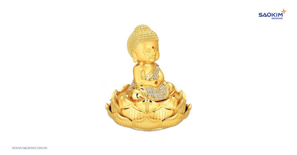 Quà tặng đêm giao thừa # 3: Tượng dát vàng