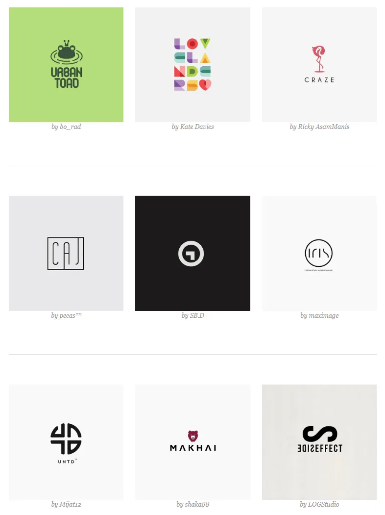 Thiết kế logo thời trang hiện đại