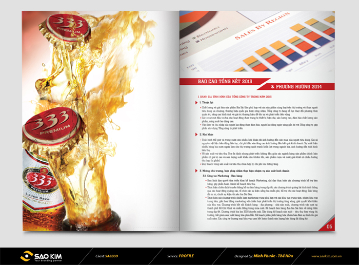 Ấn phẩm Báo cáo thường niên Sabeco Ấn phẩm Báo cáo thường niên Sabeco