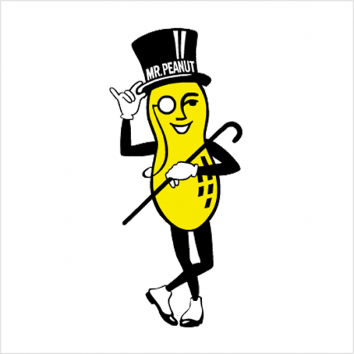 [Pitda.vn.com.vn]    7 thiết kế logo cổ điển - Logo linh vật - Mr Peanut