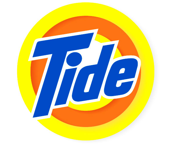 Mẫu thiết kế logo hình tròn của Tide