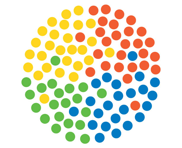 Indra.  mẫu thiết kế logo hình tròn