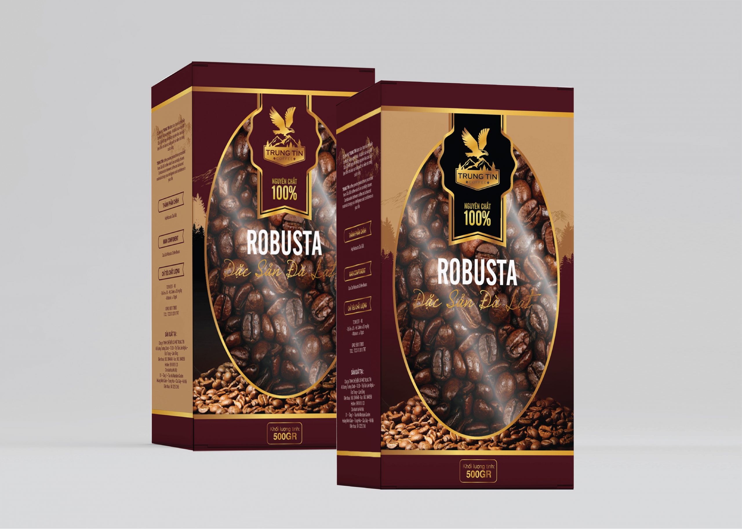 Thiết kế bao bì cho các sản phẩm cà phê