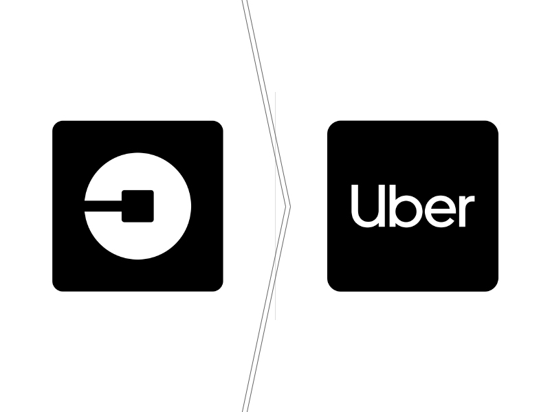 Logo thay đổi thương hiệu Uber