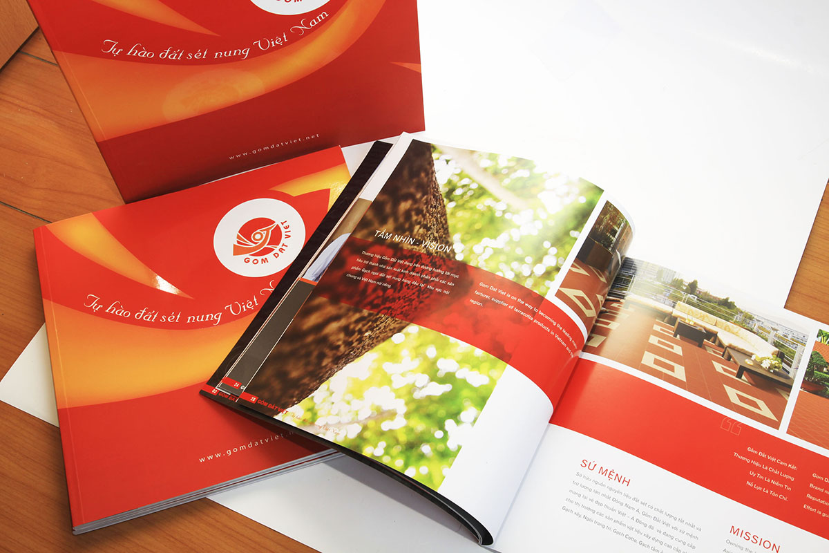 Hồ sơ công ty Gốm Đất Việt do PITDA.VN thiết kế