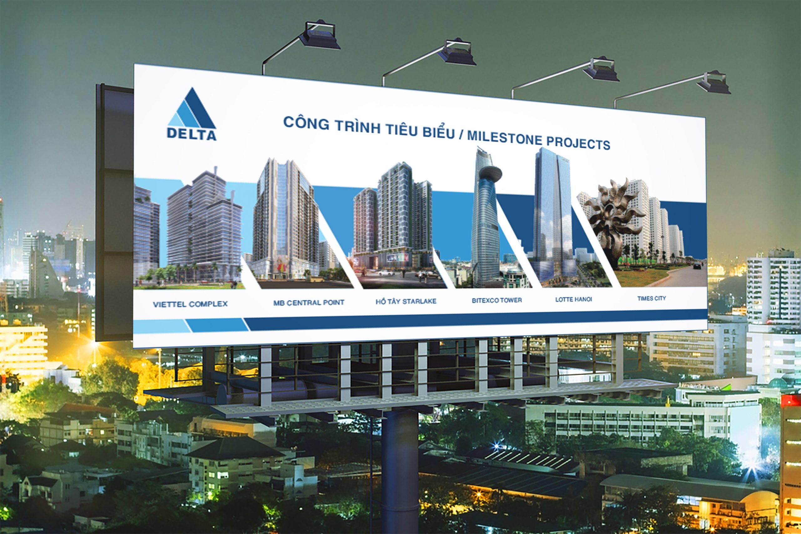 [Pitda.vn]    DELTA.  Nhận dạng thương hiệu ngoài trời