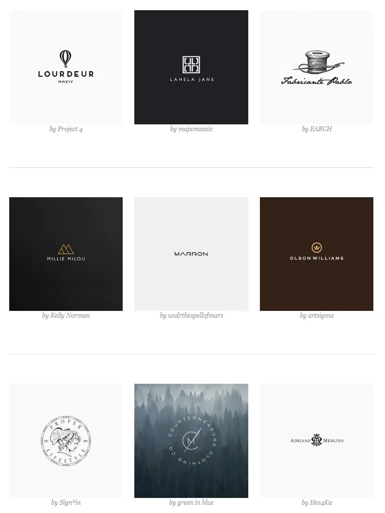 Mẫu biểu trưng thời trang cổ điển