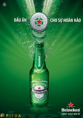Thiết kế bao bì thương hiệu Heneiken
