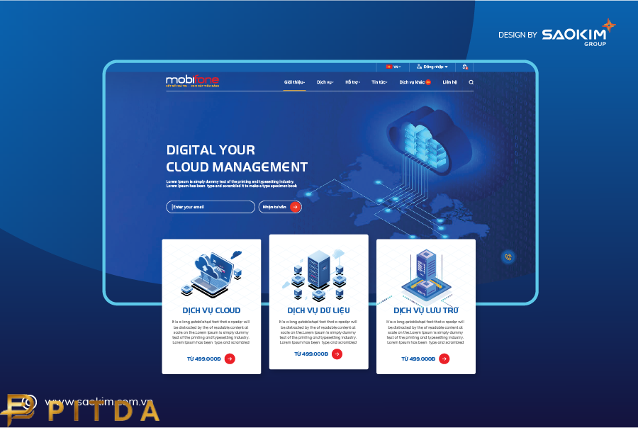 [Pitda.vn]        Thiết kế website cho Mobiphone do PITDA.VN thực hiện